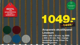 Acupanels akustikpanel