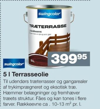 Bauhaus Swingcolor træolie tilbud