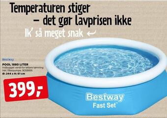 jem & fix Pool 1880 liter tilbud
