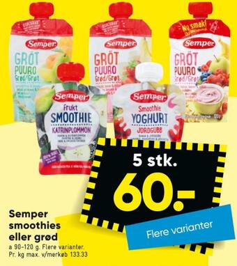 Bilka Semper smoothie tilbud