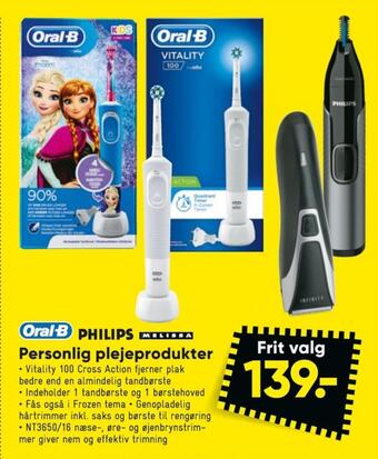 Bilka Braun oral-b eltandbørste tilbud