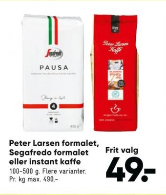 Bilka Blanding 72 kaffe formalet tilbud