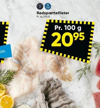 Bilka Ukendt rødspættefilet tilbud