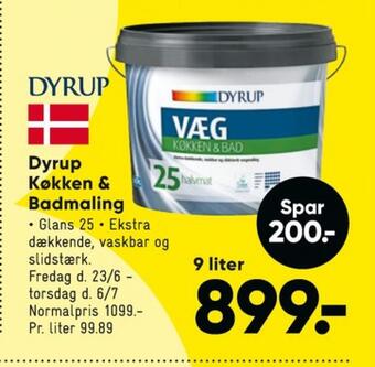 Bilka Dyrup maling tilbud