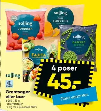 Bilka Salling jordbær tilbud