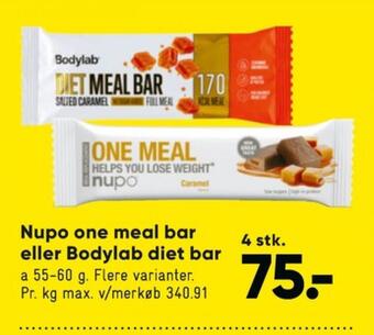 Bilka Bodylab energibar tilbud