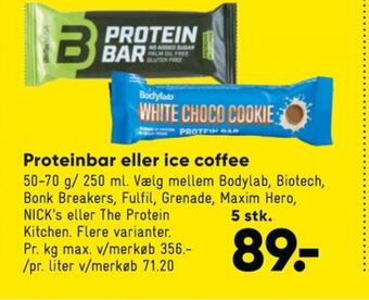 Bilka Bodylab energibar tilbud