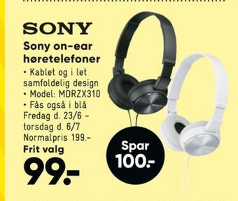 Bilka Sony headset tilbud