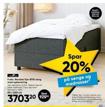 Bilka Nordisk fjer seng tilbud