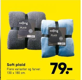 Bilka Salling plaid tilbud