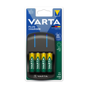 Punkt1 Varta plug oplader 4xaa tilbud