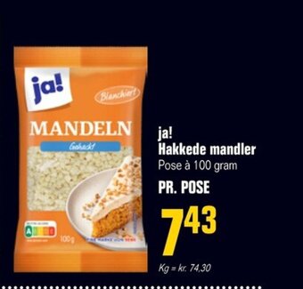 Poetzsch Padborg ja! Hakkede mandler tilbud