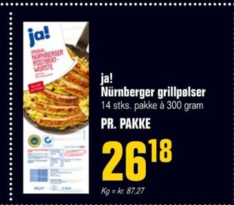 Poetzsch Padborg ja! Nürnberger grillpølser tilbud