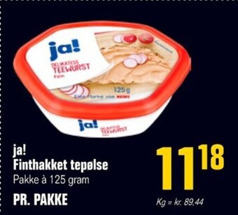 Poetzsch Padborg ja! Finthakket tepølse tilbud