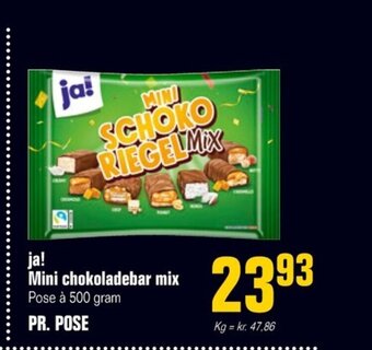 Poetzsch Padborg ja! Mini chokoladebar mix tilbud