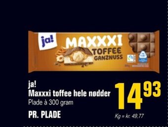 Poetzsch Padborg ja! Maxxxi toffee hele nødder tilbud