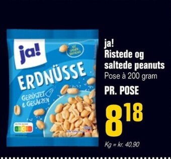 Poetzsch Padborg ja! Ristede og saltede peanuts tilbud