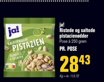 Poetzsch Padborg ja! Ristede og saltede pistacienødder tilbud