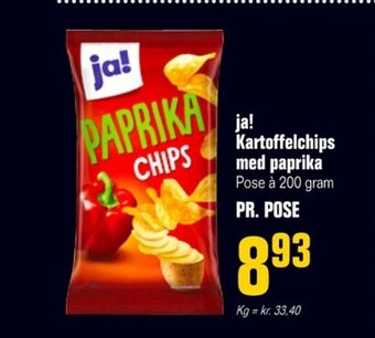 Poetzsch Padborg ja! Kartoffelchips med paprika tilbud