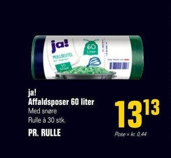 Poetzsch Padborg ja! Affaldsposer 60 liter tilbud