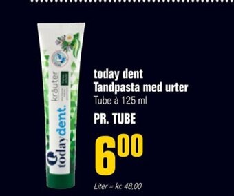 Poetzsch Padborg today dent Tandpasta med urter tilbud