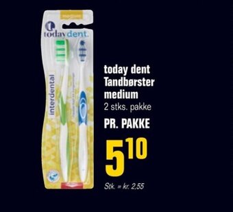 Poetzsch Padborg today dent Tandbørster medium tilbud