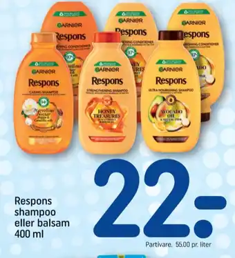 REMA 1000 Respons shampoo tilbud