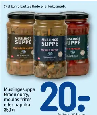 Vilsund blue muslingesuppe spicy paprika