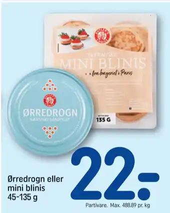 REMA 1000 Butlers choice blinis tilbud