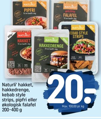 REMA 1000 Naturli' falafel tilbud