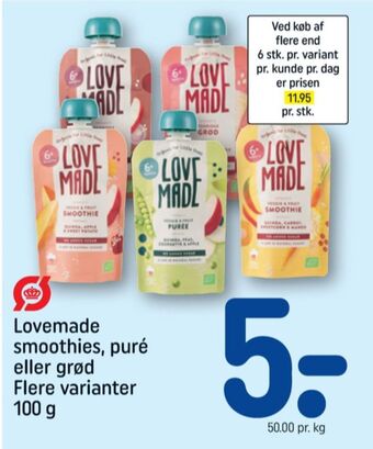 REMA 1000 Lovemade smoothie tilbud