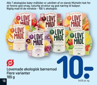 REMA 1000 Lovemade babymad tilbud