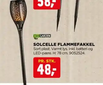 jem & fix Ukendt solcellelampe tilbud