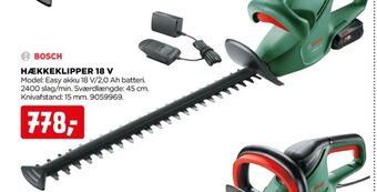 jem & fix Bosch hækkeklipper tilbud