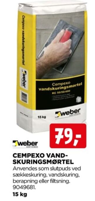 Weber mørtel