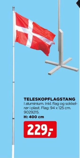 jem & fix Ukendt flagstang tilbud