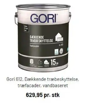 Silvan Gori 612, Dækkende træbeskyttelse, træfacader, vandbaseret tilbud