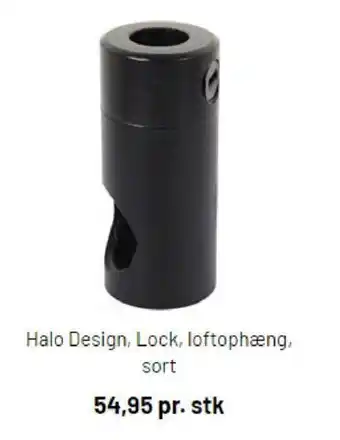 Halo Design, Lock, loftophæng, sort