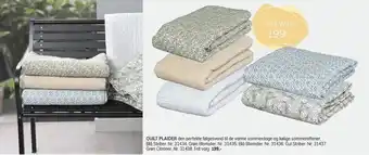 Daells Bolighus Quilt plaider tilbud