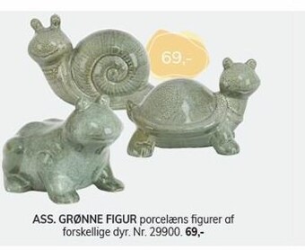 Daells Bolighus Ass. grønne figur tilbud