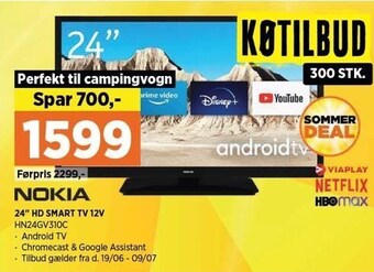 Power Nokia 24 hd smart tv 12v tilbud