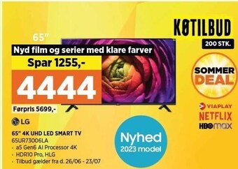 Power Lg 65 4k uhd led smart tv tilbud