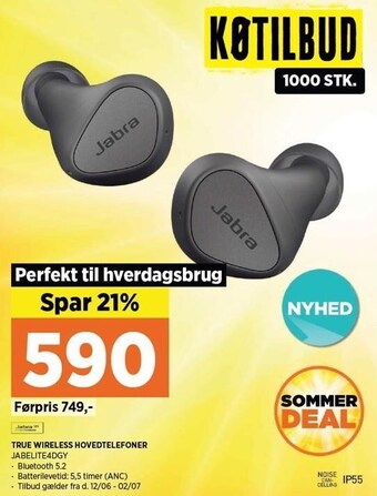 Power Jabra true wireless hovedtelefoner tilbud