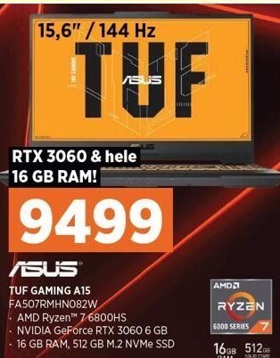 Power Asus tuf gaming a15 tilbud