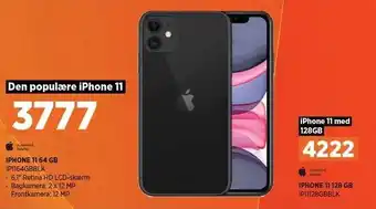 Power Iphone 11 64 gb el. iphone 11 128 gb tilbud