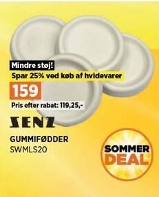 Power Senz gummifødder tilbud