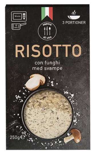 Rema 1000 Risotto med svampe, 250 g tilbud