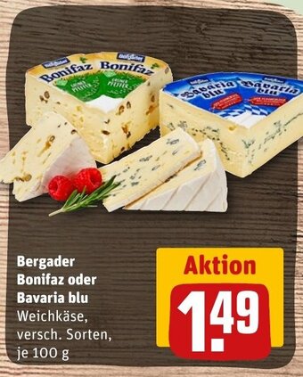 Bergader Bonifaz oder Bavaria blu