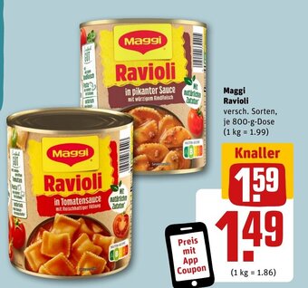 REWE DE Maggi Ravioli tilbud