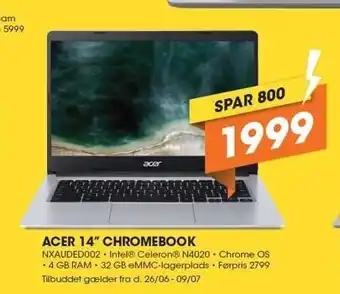 Expert Acer 14 chromebook tilbud